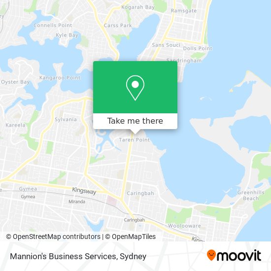 Mapa Mannion's Business Services