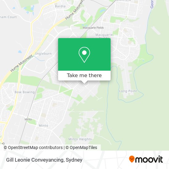 Gill Leonie Conveyancing map