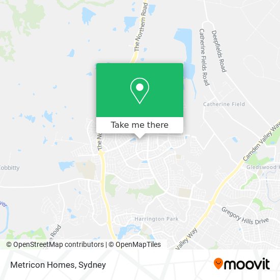 Metricon Homes map