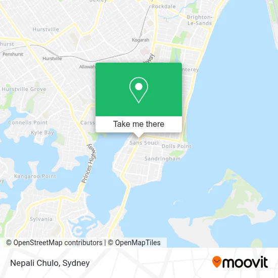 Nepali Chulo map