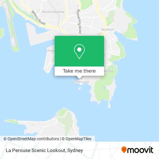 La Perouse Scenic Lookout map