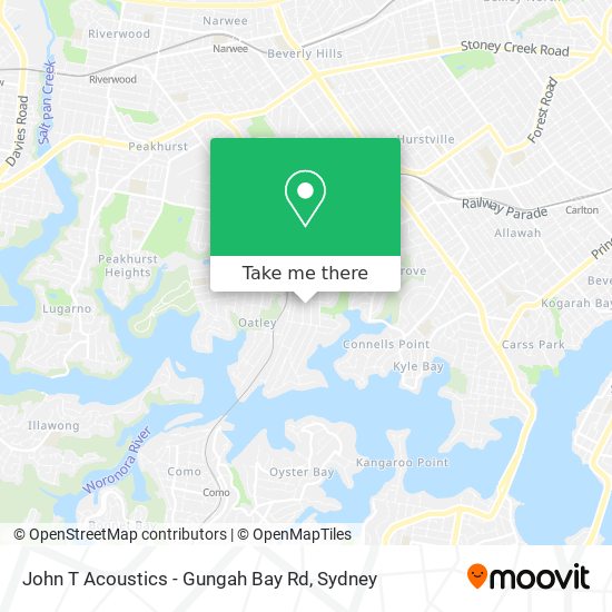 John T Acoustics - Gungah Bay Rd map