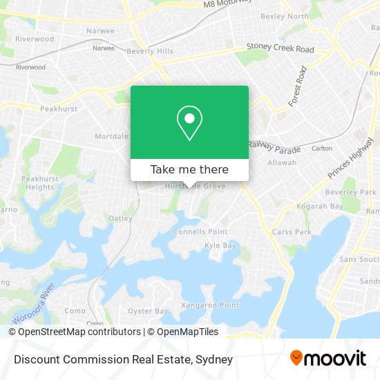 Discount Commission Real Estate map