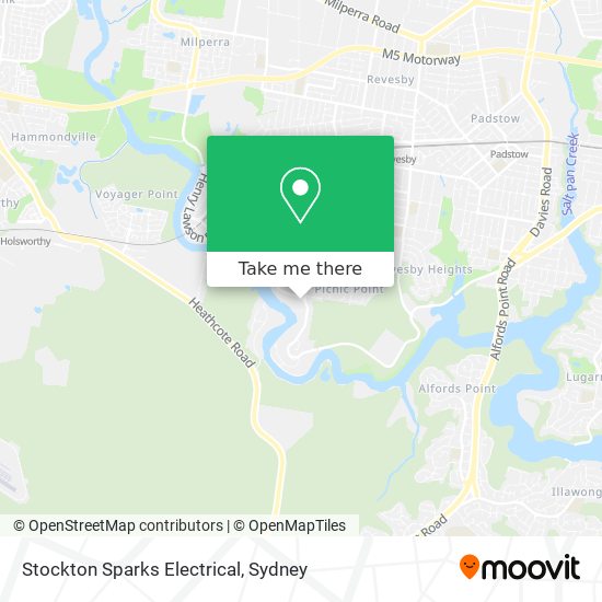 Stockton Sparks Electrical map