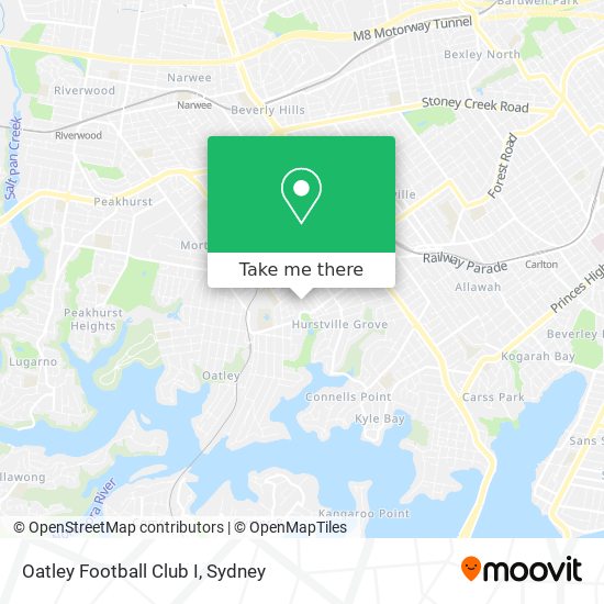 Oatley Football Club I map