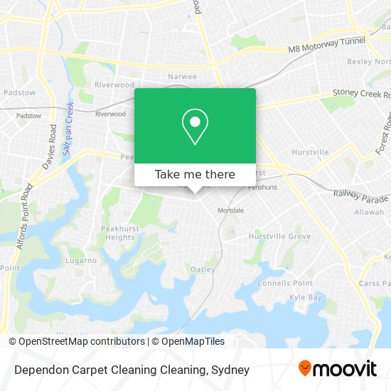 Dependon Carpet Cleaning Cleaning map