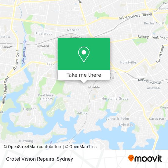 Crotel Vision Repairs map