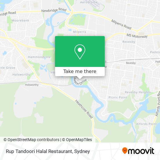 Mapa Rup Tandoori Halal Restaurant