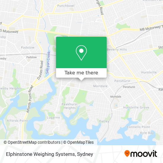 Elphinstone Weighing Systems map