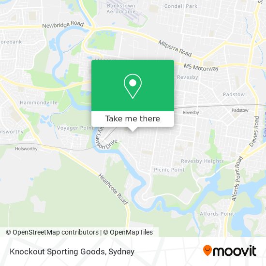 Knockout Sporting Goods map