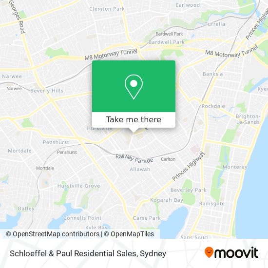 Schloeffel & Paul Residential Sales map