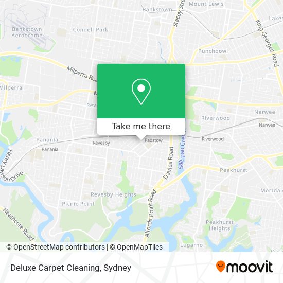 Deluxe Carpet Cleaning map