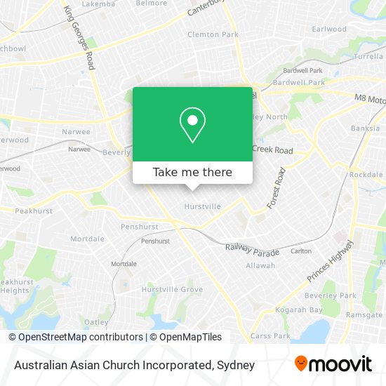 Australian Asian Church Incorporated map