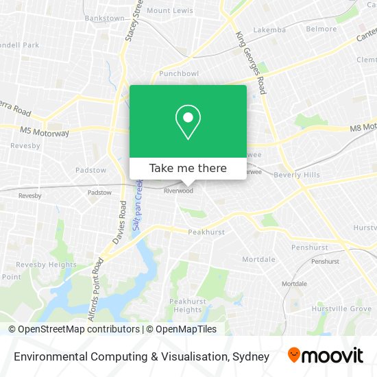 Environmental Computing & Visualisation map