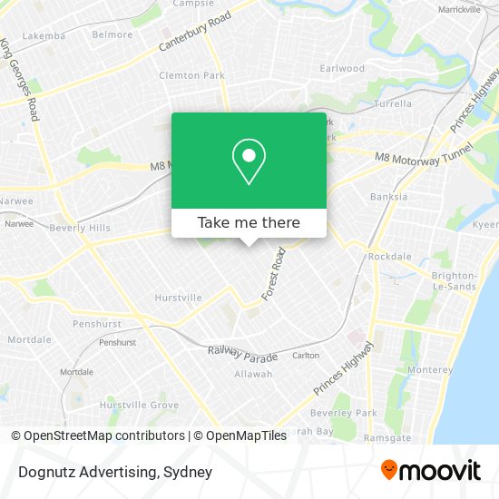 Dognutz Advertising map