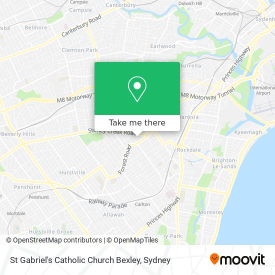 Mapa St Gabriel's Catholic Church Bexley