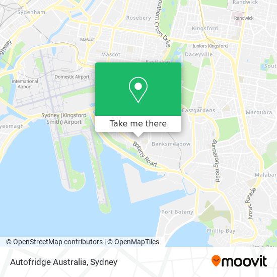 Autofridge Australia map