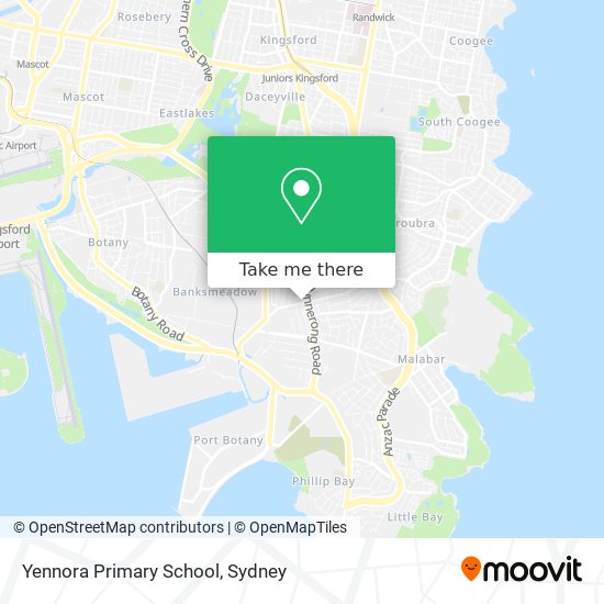 Yennora Primary School map