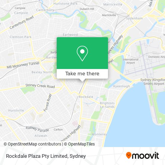 Rockdale Plaza Pty Limited map