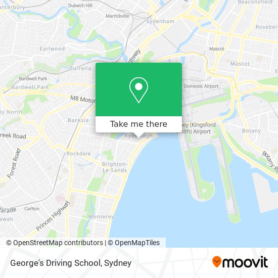 George's Driving School map