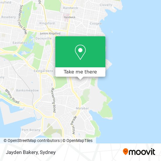 Jayden Bakery map