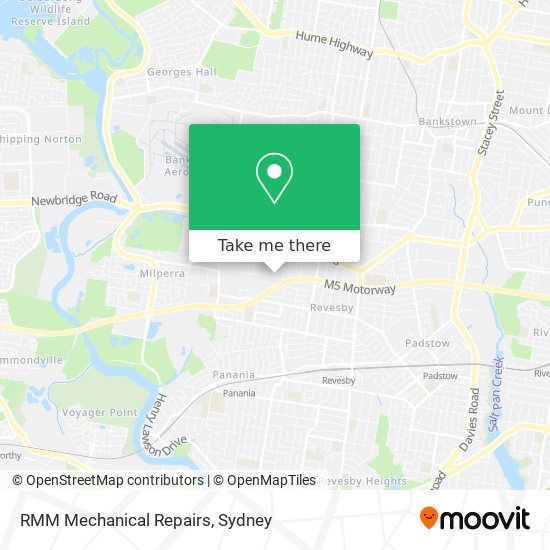 RMM Mechanical Repairs map