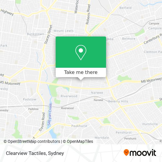Clearview Tactiles map