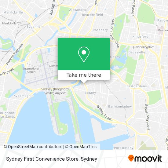 Sydney First Convenience Store map