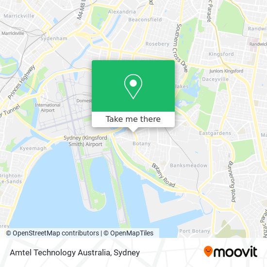 Mapa Amtel Technology Australia