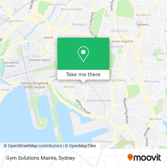 Gym Solutions Mainte map