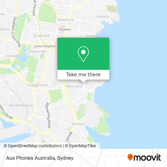 Aus Phones Australia map