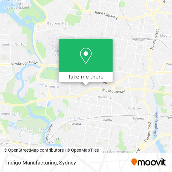 Indigo Manufacturing map