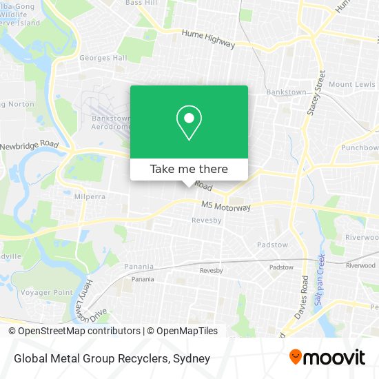 Global Metal Group Recyclers map