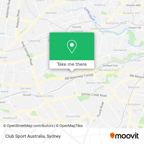 Club Sport Australia map