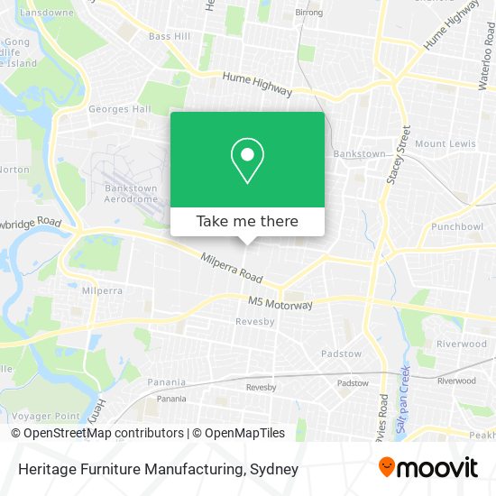 Heritage Furniture Manufacturing map