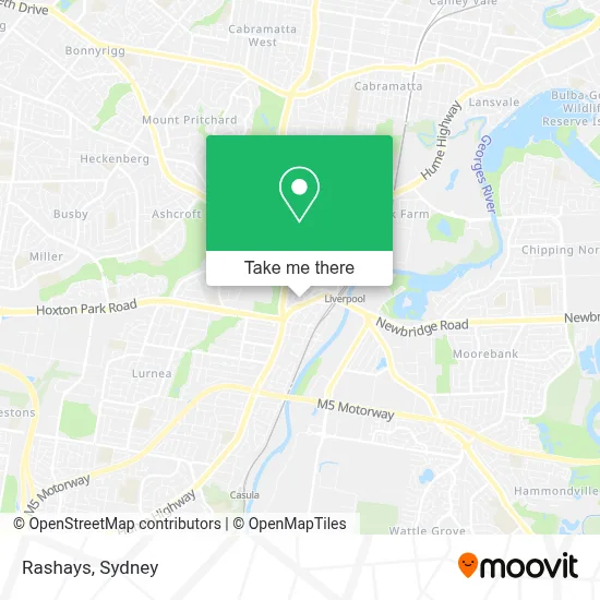 Rashays map