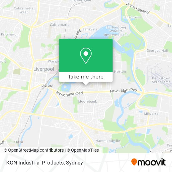 KGN Industrial Products map