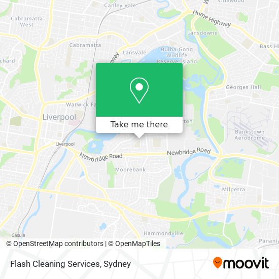 Flash Cleaning Services map