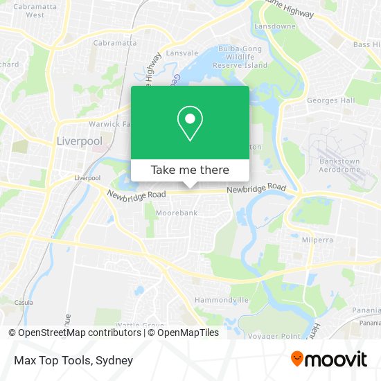 Max Top Tools map