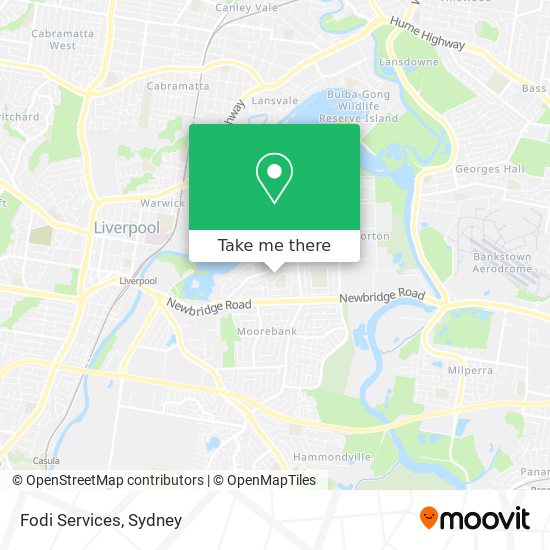 Fodi Services map