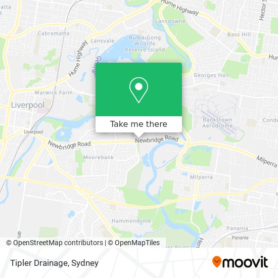 Tipler Drainage map