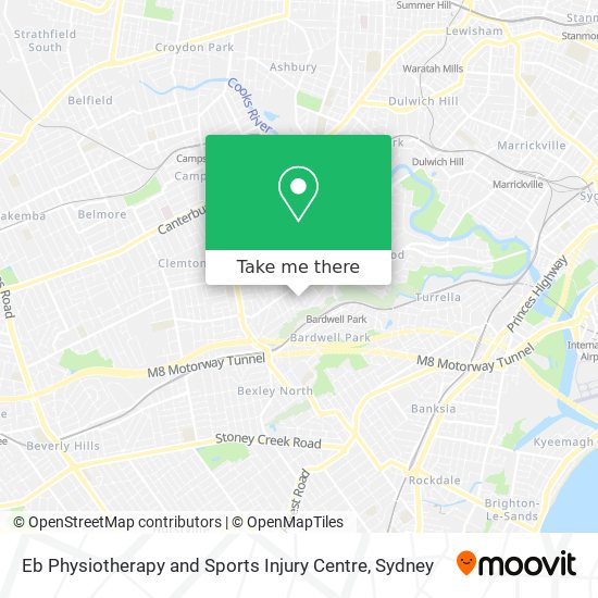 Mapa Eb Physiotherapy and Sports Injury Centre