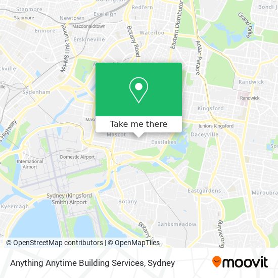 Anything Anytime Building Services map
