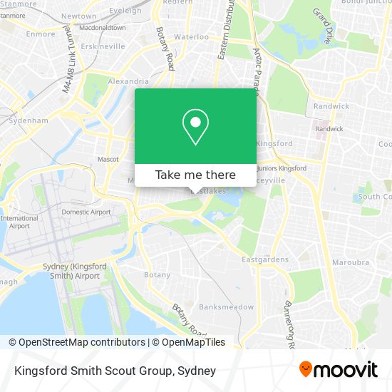 Kingsford Smith Scout Group map