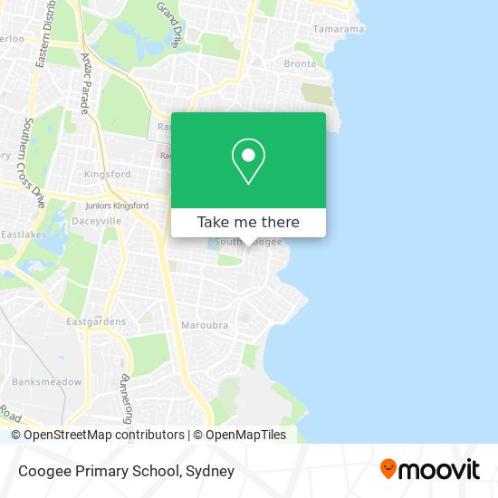 Mapa Coogee Primary School