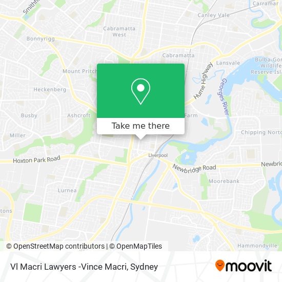 Vl Macri Lawyers -Vince Macri map
