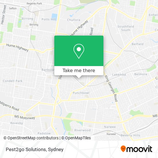 Pest2go Solutions map