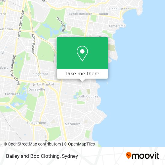 Bailey and Boo Clothing map