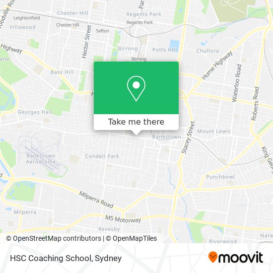 HSC Coaching School map