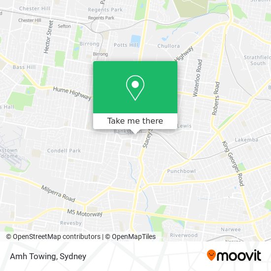 Amh Towing map